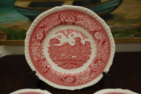 (n-7520/2) Adams, English Scenic, hobustega salatitaldrikud, 4tk