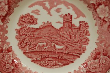 (n-7520/2) Adams, English Scenic, hobustega salatitaldrikud, 4tk