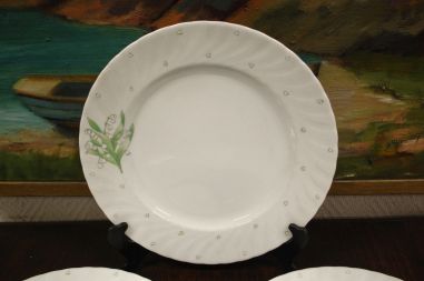 (n-7521/1) Bavaria Seltmann Weiden, piibelehtedega praetaldrikud, 6tk