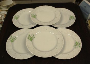 (n-7521/1) Bavaria Seltmann Weiden, piibelehtedega praetaldrikud, 6tk