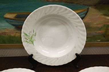 (n-7521/3) Bavaria Seltmann Weiden, piibelehtedega supi-pastataldrikud, 4tk