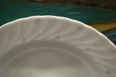 (n-7521/3) Bavaria Seltmann Weiden, piibelehtedega supi-pastataldrikud, 4tk