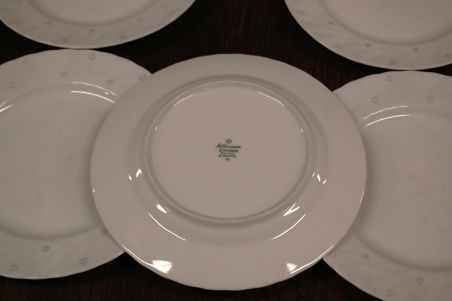 (n-7521/4) Bavaria Seltmann Weiden, piibelehtedega salatitaldrikud, 5tk