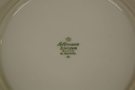 (n-7521/4) Bavaria Seltmann Weiden, piibelehtedega salatitaldrikud, 5tk