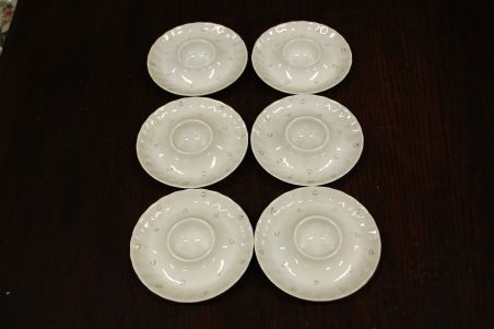 (n-7521/5) Bavaria Seltmann Weiden, piibelehtedega munataldrikud, 6tk