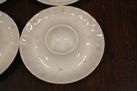 (n-7521/5) Bavaria Seltmann Weiden, piibelehtedega munataldrikud, 6tk