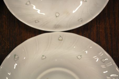 (n-7521/5) Bavaria Seltmann Weiden, piibelehtedega munataldrikud, 6tk