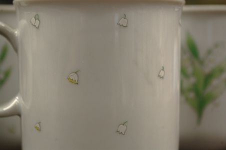 (n-7521/7) Bavaria Seltmann Weiden, piibelehtedega kruusid, 3tk