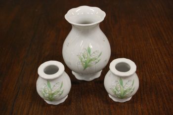 (n-7521/8) Bavaria Seltmann Weiden, piibelehtedega vaaside komplekt