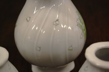 (n-7521/8) Bavaria Seltmann Weiden, piibelehtedega vaaside komplekt