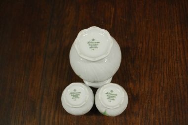 (n-7521/8) Bavaria Seltmann Weiden, piibelehtedega vaaside komplekt