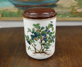 (n-7523/3) Villeroy & Boch Botanica kõrge puitkaanega toos Vaccinium myrtillus 2