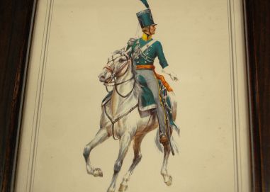 (n-7524) Raamitud militaarteemalised pildid, 2tk