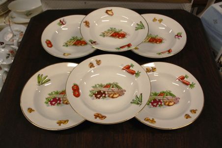 (n-7526/1) Moulin des Loups köögiviljadega supi-pastataldrikud, 6tk