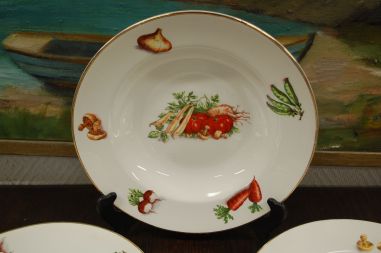 (n-7526/1) Moulin des Loups köögiviljadega supi-pastataldrikud, 6tk