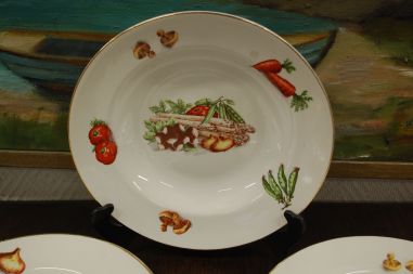 (n-7526/1) Moulin des Loups köögiviljadega supi-pastataldrikud, 6tk