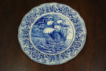 (n-7527) Boch, suur mereteemaline vaagen-purjekaga seinataldrik