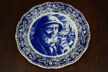 (n-7528) Boch Delft, suur mereteemaline  vaagen-seinataldrik