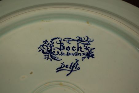 (n-7528) Boch Delft, suur mereteemaline  vaagen-seinataldrik