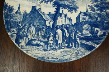 (n-7530/1) Delfts Blaw, suur vaagen-seinataldrik "Sügis" 2