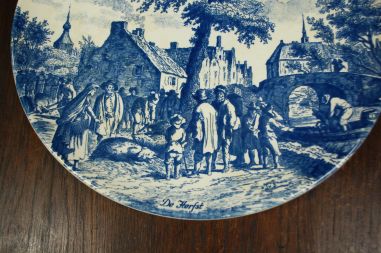 (n-7530/1) Delfts Blaw, suur vaagen-seinataldrik "Sügis"