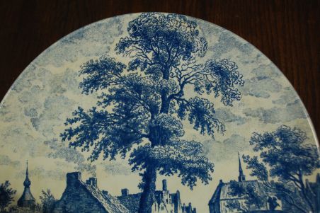 (n-7530/1) Delfts Blaw, suur vaagen-seinataldrik "Sügis"