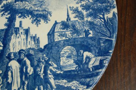 (n-7530/1) Delfts Blaw, suur vaagen-seinataldrik "Sügis"