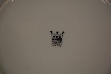 (n-7532/2) Porcelaine de Limoges, lindudega taldrikud, 9tk