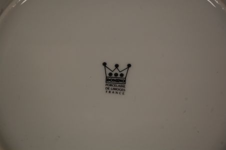 (n-7532/2) Porcelaine de Limoges, lindudega taldrikud, 9tk