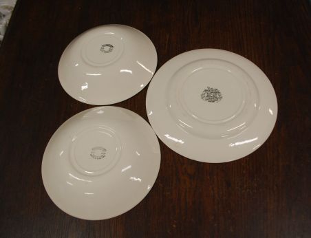 (n-7563) Broadhurst Staffordshire, Victoria  vaagen ja -2 kaussi komplektis