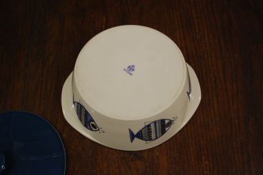 (n-7570) Villeroy & Boch Viking Fish, kaanega ahjuvorm/ tirin