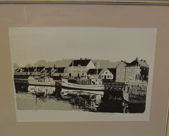 (L-749) Signeeritud nummerdatud sadamavaade 2