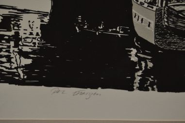 (L-749) Signeeritud nummerdatud sadamavaade