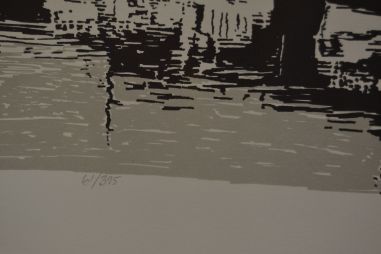 (L-749) Signeeritud nummerdatud sadamavaade