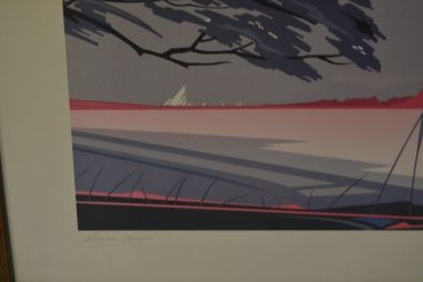 (n-7574) Signeeritud luikedega graafika