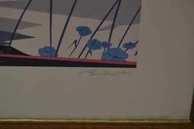 (n-7574) Signeeritud luikedega graafika