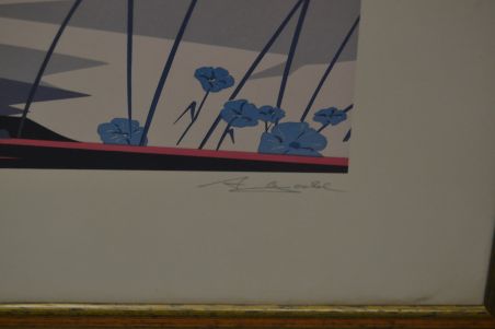 (n-7574) Signeeritud luikedega graafika