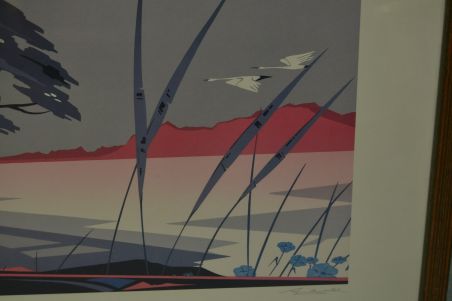 (n-7574) Signeeritud luikedega graafika