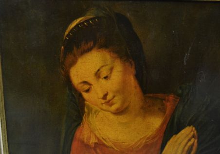 (n-7575) Rubensi maali Madonna magava lapsega, repro