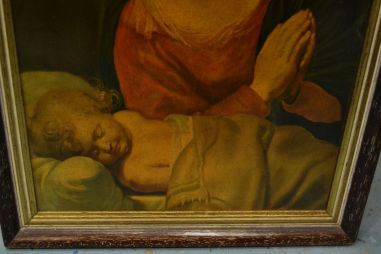 (n-7575) Rubensi maali Madonna magava lapsega, repro