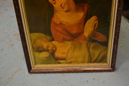 (n-7575) Rubensi maali Madonna magava lapsega, repro