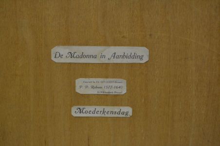 (n-7575) Rubensi maali Madonna magava lapsega, repro