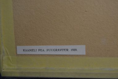 (p-1098) Viiralti trükirepro Kaameli pea