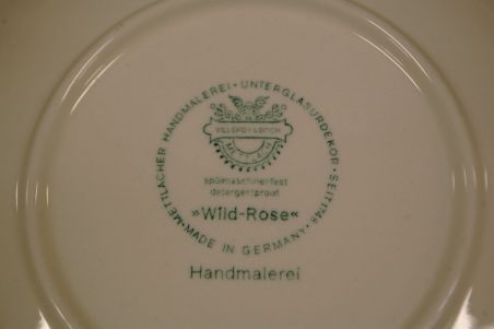 (n-7578/2) Villeroy & Boch Wild Rose, kohvitassid-taldrikud, 6tk