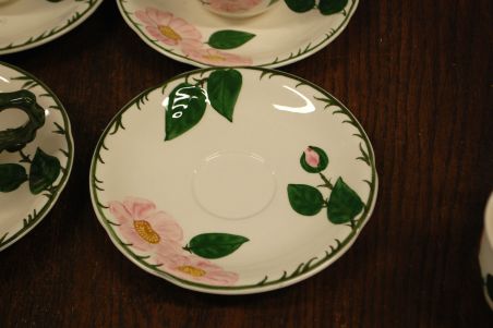 (n-7578/3) Villeroy & Boch Wild Rose, kohvitassid-taldrikud, 6tk