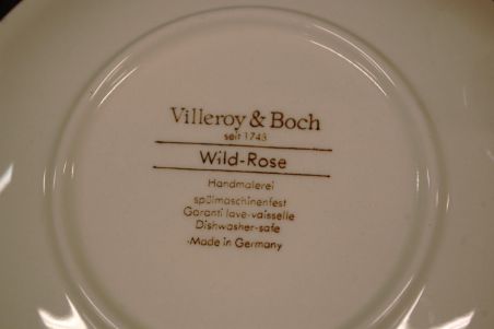 (n-7578/3) Villeroy & Boch Wild Rose, kohvitassid-taldrikud, 6tk