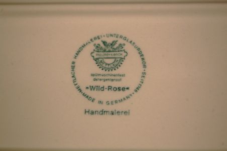 (n-7578/7) Villeroy & Boch Wild Rose, leiva/ keeksivaagen