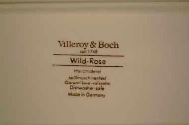 (n-7578/8) Villeroy & Boch Wild Rose, leiva/ keeksivaagen