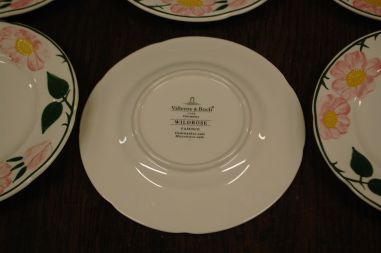 (n-7578/13) Villeroy & Boch Wild Rose, koogitaldrikud, 6tk