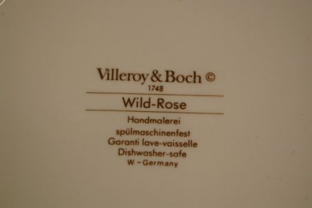 (n-7578/17) Villeroy & Boch Wild Rose, praetaldrikud, 2tk (suurem mõõt)